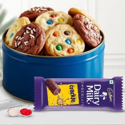 Assorted Cookies N Dairy Milk Crackle 1