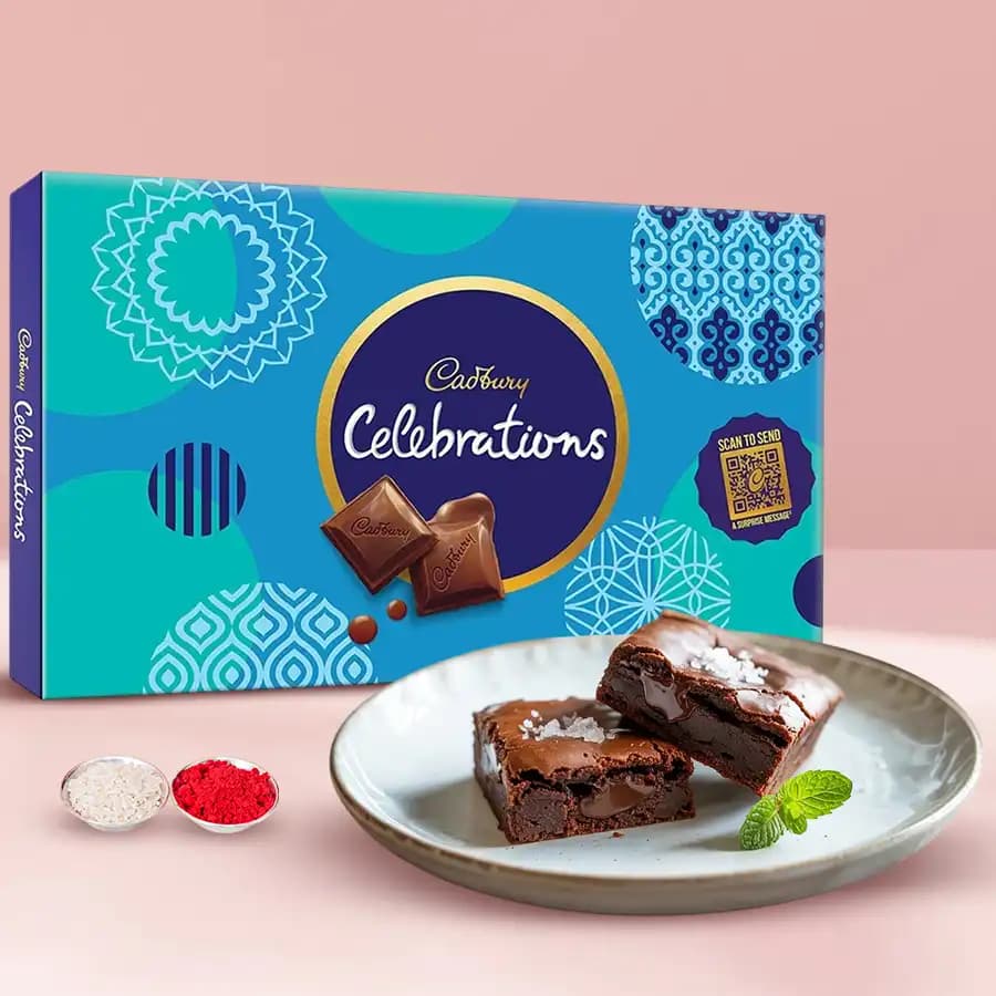 Appetizing Brownies with Cadbury Celebrations
