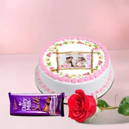 Special Propose Day Cake, Chocolate n Rose Trio 1
