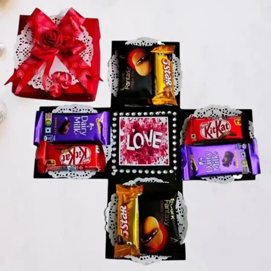 Amazing Single Layer Chocolate Explosion Box