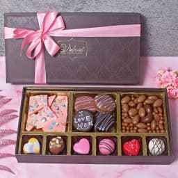 Delectable Choco, Cookies N Coated Nuts Gift for Mom 1