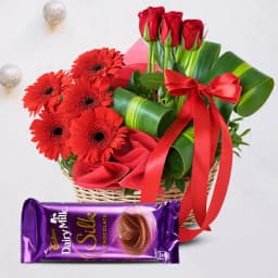 Chocolate Day Special Floral Gift Combo 1
