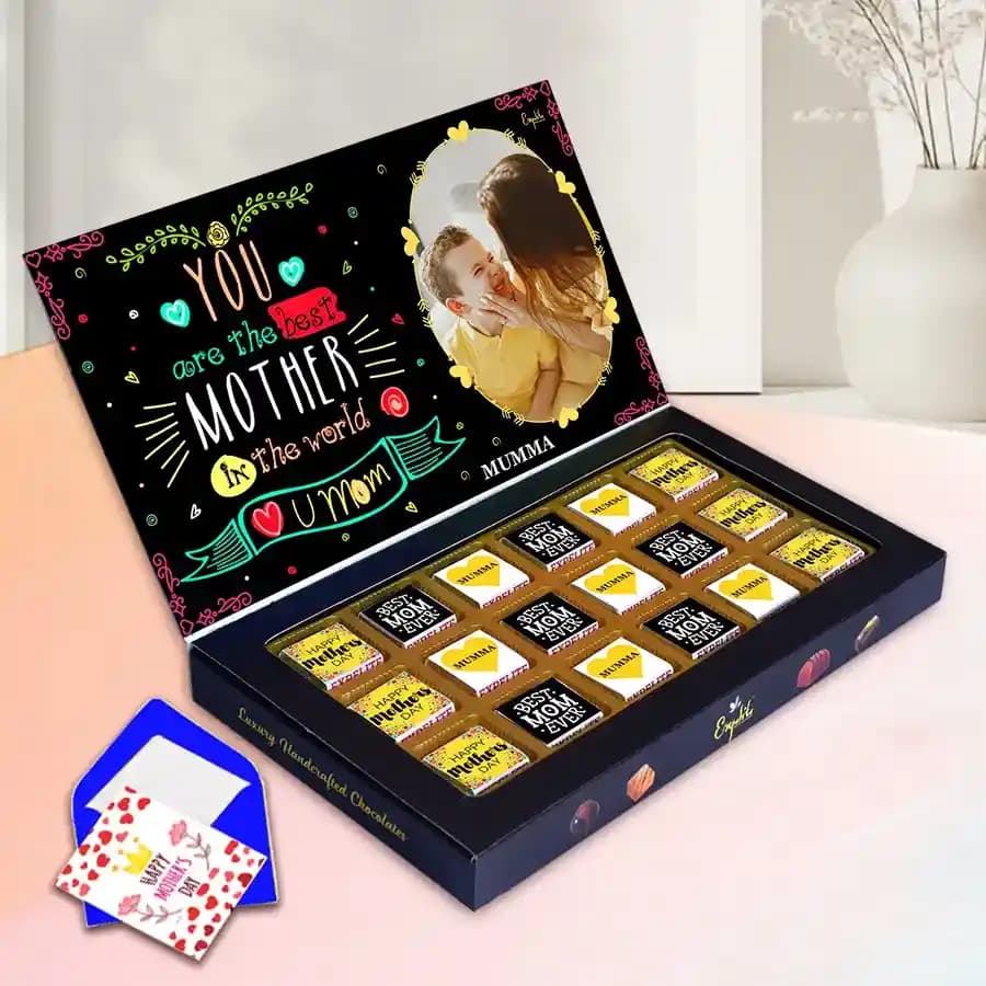 Handmade Chocolaty Embrace in Personalize Box