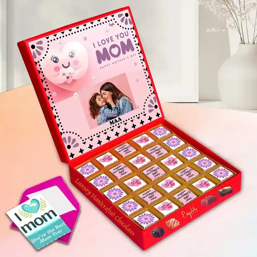 Divine Handmade Chocolate galore with Personalize Box