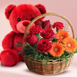 Charming Teddy & Floral Delight 1
