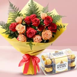 Blushing Blooms & Golden Delights 1