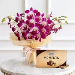 Captivating Bunch of Orchids with Ferrero Rocher Moments 1