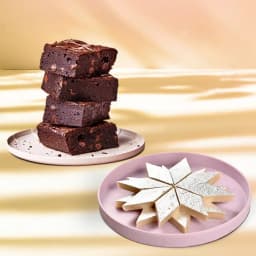Celebrate with Kaju Katli and Gourmet Brownies 1