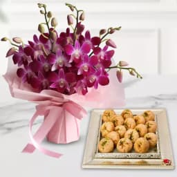 Blissful Orchids & Luscious Balushahi 1