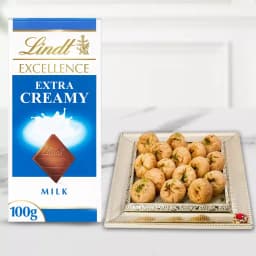 Celebration Delight: Bikanervalas Balushahi & Lindt Chocolate 1