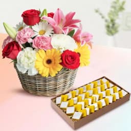 Sweet Symphony: Kaju Kesar and Floral Elegance 1