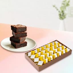 Saffron Delight & Decadent Brownies 1