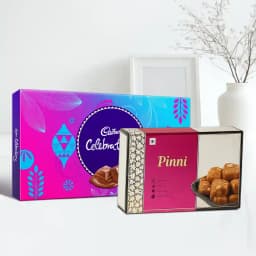 Pinni with Cadbury Celebration 1