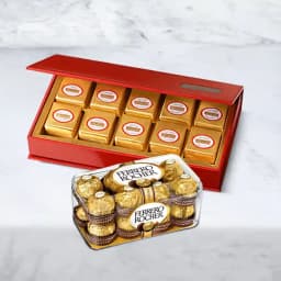 Bikanervala Mewa Bite Orange with Ferrero Rocher 1