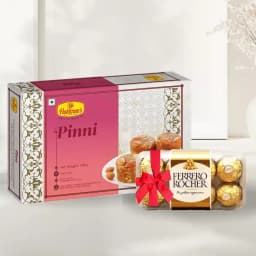 Bikanervala Pinni Special with Ferrero Rocher 1