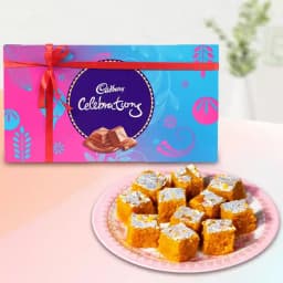Moong Dal Burfi with Cadbury Celebration 1