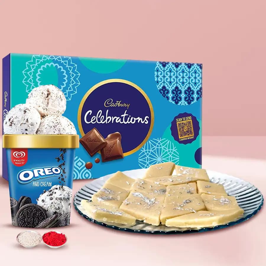 Tasty Kwality Walls Oreo Ice Cream with Sweets n Chocolates