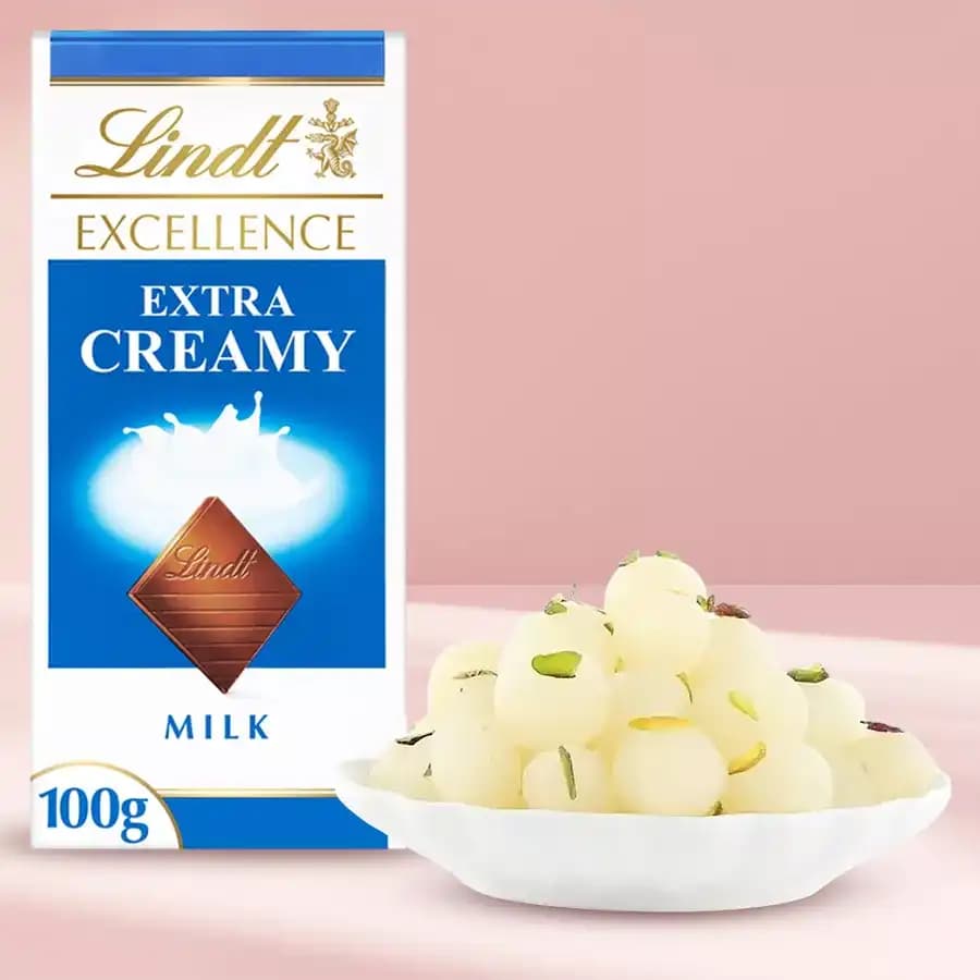 Rashbhari with Lindt Excellence Chocolate Bar