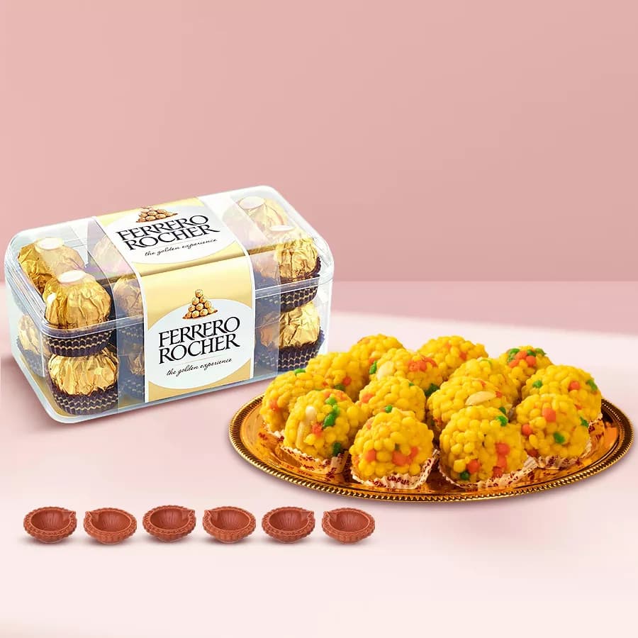 Sweet Celebration with Diya Hamper