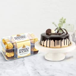 Chocolate Cake with Ferrero Rocher 1