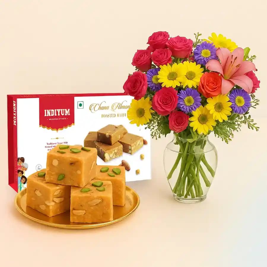 Nutty Charm with Floral Splendor