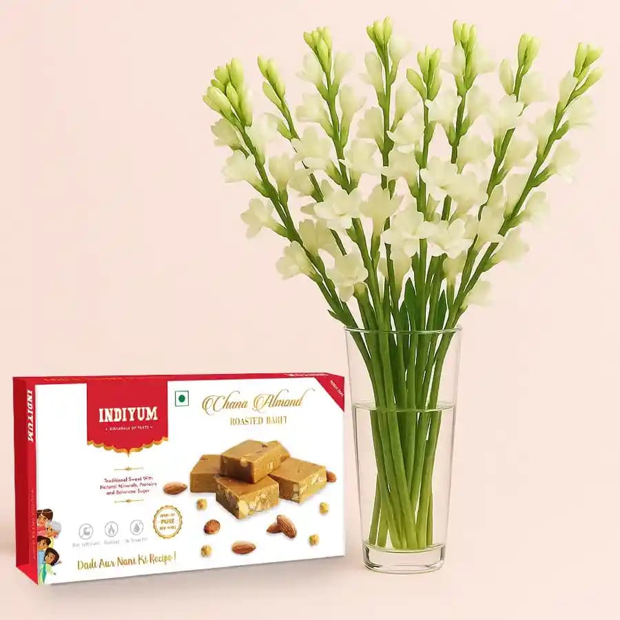 Almond Bliss with Floral Elegance