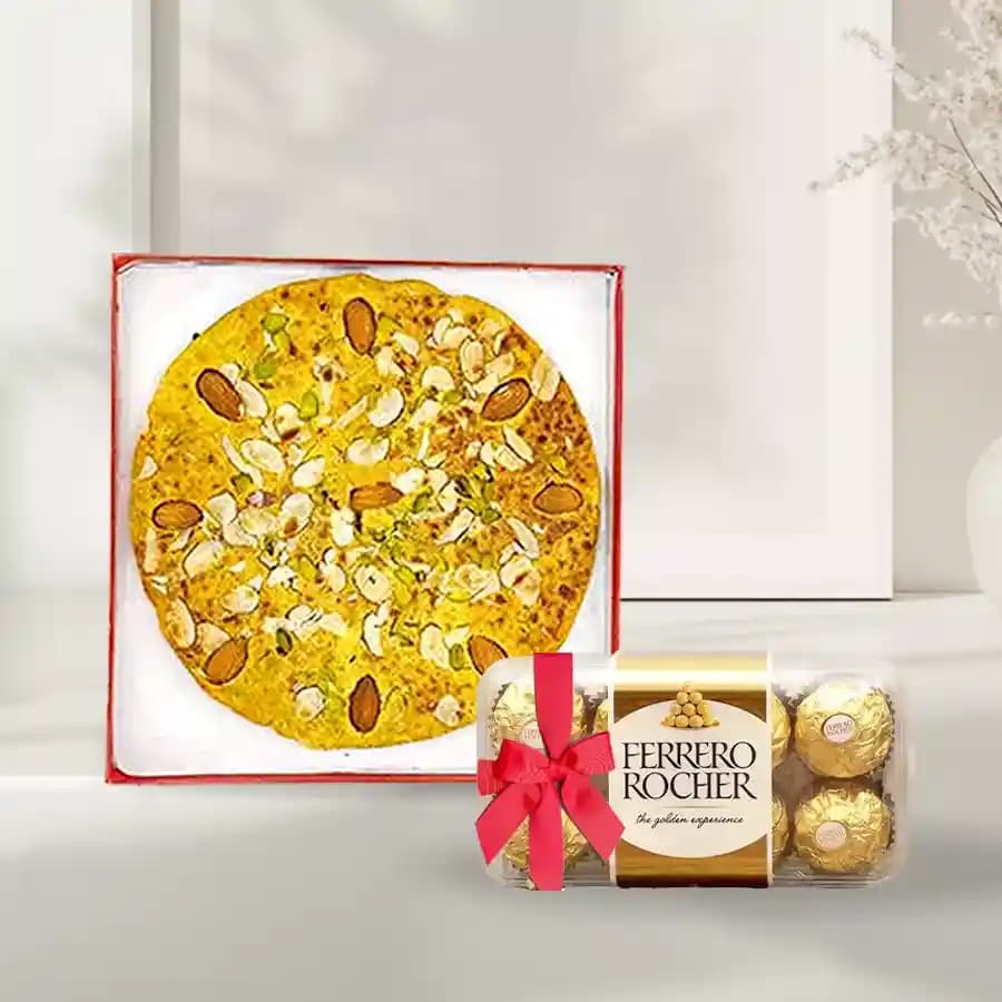 Gourmet Badam Rotlo & Chocolate Indulgence