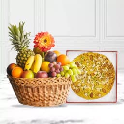 Gourmet Nutty Rotlo & Seasonal Fruit Treat 1