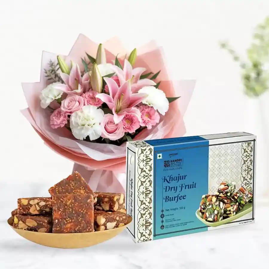 Exquisite Khajur Anjeer Delight Basket