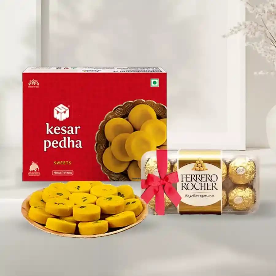 Saffron Bliss and Chocolate Delight