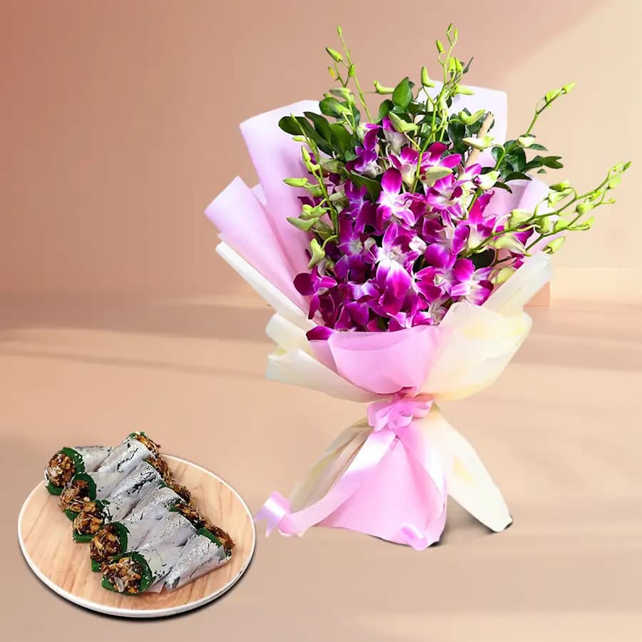 Pista Pan Delight with Floral Elegance