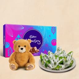 Pistachio Delight with Cuddly Teddy 1
