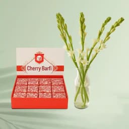 Sweet Cherry Delight with Floral Elegance 1