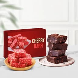 Joyful Cherry Delight & Chocolate Brownies 1