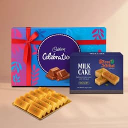 Milk Cake from Shree Mithai with Cadbury Celebration 1