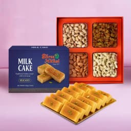 Milk Cake from Shree Mithai with Assorted Dry Fruits 1