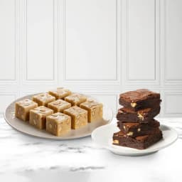 Royal Almond Treat from Shree Mithai with Brownie 1