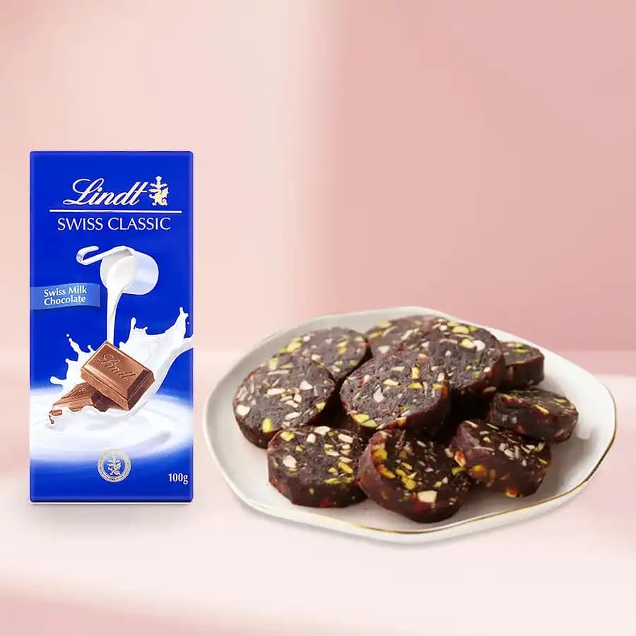 Dry Fruit Dates Roll from Shree Mithai with Lindt Excellence