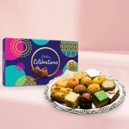 Assorted Sweets from Adyar Ananda Bhawan with Cadbury Celebration 1