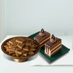 Karupatti Katli from Sri Krishna Sweets with Chocolate Pastry 1