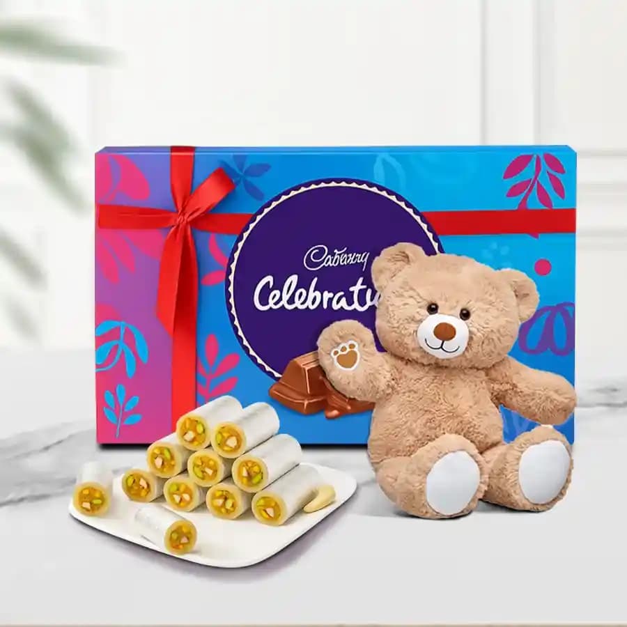 Dry Fruit Honey Dew from Adyar Ananda Bhawan with Teddy N Cadbury Celebration