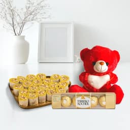 Dry Fruit Honey Dew from Adyar Ananda Bhawan with Teddy N Ferrero Rocher 1