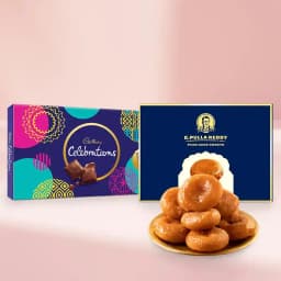 Badusha from G Pulla Reddy with Cadbury Celebration 1