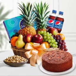 Plum Cake 1 Lb Pepsi 2 Pet Bottles Cadburys Celebration Pack Fresh Fruits 2 Kg Roasted Cashew 500 gms 1