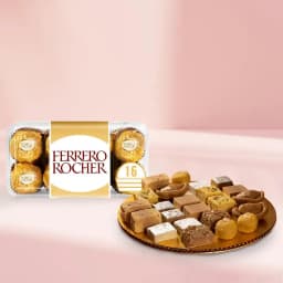 Assorted Sweets from G Pulla Reddy with Ferrero Rocher 1