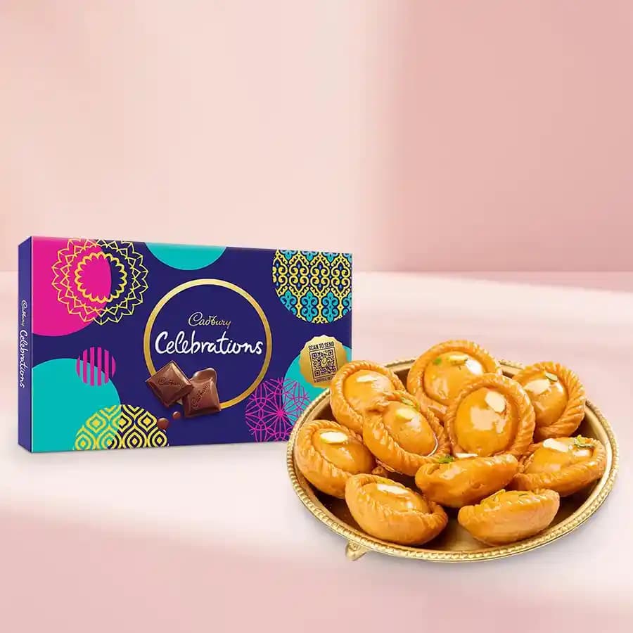 Suryakala from Dadus with Cadbury Celebration