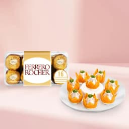 Badam Kalash from Dadus with Ferrero Rocher 1