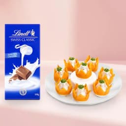 Badam Kalash from Dadus with Lindt Excellence Chocolate Bar 1