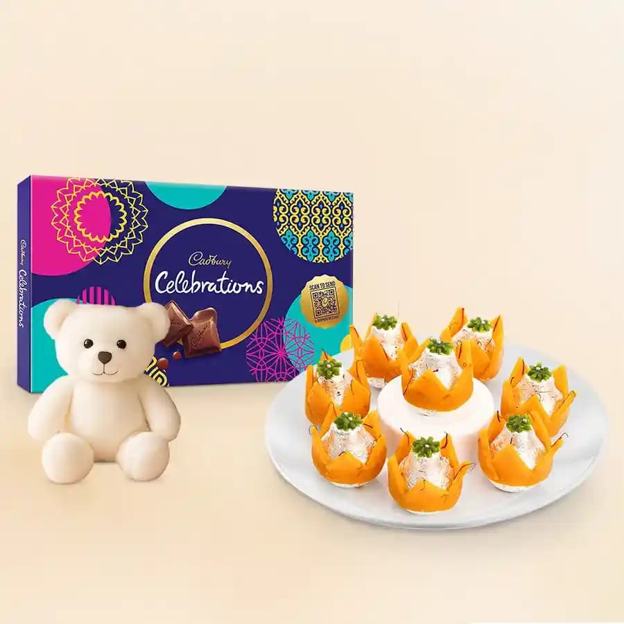 Badam Kalash from Dadus with Teddy N Cadbury Celebration