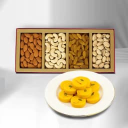 Kesar Peda from Dadus with Mixed Dry Fruits 1